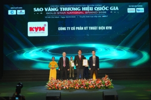 cong ty co phan dien kym duoc vinh danh top 10 sao vang thuong hieu quoc gia 2026