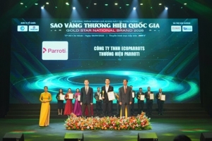 parroti ghi dau an tai le trao giai sao vang thuong hieu quoc gia lan thu xii