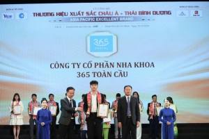 nha khoa 365 toan cau vinh du nhan giai thuong xuat sac chau a   thai binh duong 2024