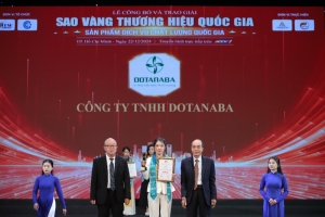 cong ty tnhh dotanaba vinh du nhan giai   cup vang san pham dich vu chat luong quoc gia 2024