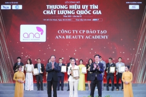 truong tham my ana dat giai thuong thuong hieu uy tin chat luong quoc gia 2023