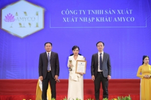 thuong hieu amy do cong ty tnhh sx xnk amyco san xuat vinh du duoc vinh danh top 10 thuong hieu xuat sac chau a nam 2024