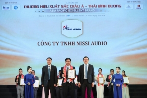 cong ty tnhh nissi audio vinh du nhan giai thuong   top 10 thuong hieu phan phoi thiet bi am thanh xuat sac chau a   thai binh duong 2024