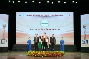 bmi medical vinh du nhan giai thuong top 10 thuong hieu xuat sac chau a   thai binh duong 2024