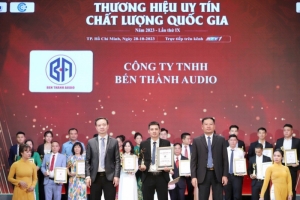 cong ty tnhh ben thanh audio da vinh du nhan giai thuong top 10 thuong hieu uy tin   chat luong quoc gia