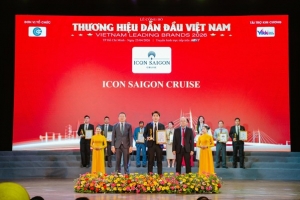 icon saigon cruise duoc vinh danh  thuong hieu du thuyen cao cap hang dau viet nam