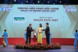 dudaco nhan giai thuong top 50 asean brands 2022