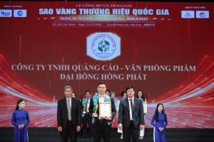 cong ty tnhh quang cao   van phong pham dai hong hong phat tu hao dung trong top 10 thuong hieu thiet kethi cong bang hieu xuat sac quoc gia   2024