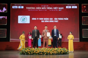 dai hong hong phat vinh du nhan danh hieu top 10  thuong hieu noi tieng viet nam 2023