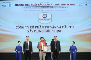 cong ty co phan tu van va dau tu xay dung duc thinh  vinh du don nhan giai thuong top 100  thuong hieu nha thau xay dung uy tin chau a thai binh duong   reputable construction contractor brand in asia pacific 2024