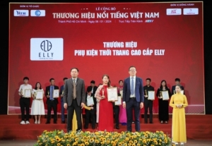 thuong hieu phu kien thoi trang cao cap elly duoc vinh danh  top 10 thuong hieu noi tieng viet nam 2023