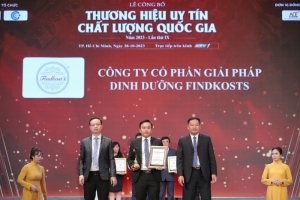 cong ty co phan giai phap dinh duong findkosts  vuon cao voi danh hieu   top 10 thuong hieu noi tieng chat luong quoc gia 2023