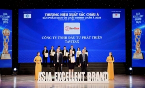 tavitax khang dinh vi the voi huy chuong vang  dich vu tu van thue xuat sac chau a 2026