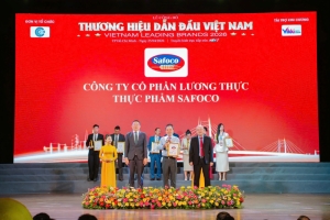 cong ty cp luong thuc thuc pham safoco vinh du dat duoc danh hieu  top 10 thuong hieu dan dau viet nam 2026