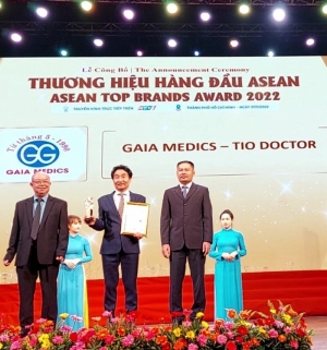 thuong hieu gaia medics   tio doctor vinh du nhan  danh hieu top 100   thuong hieu hang dau asean 2022