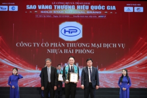 cong ty co phan thuong mai dich vu nhua hai phong   vinh du nhan giai thuong top 10 sao vang thuong hieu quoc gia   2024