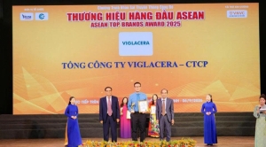 viglacera duoc vinh danh top 10 thuong hieu chat luong hang dau asean 2025