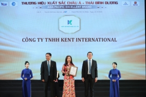 cong ty tnhh kent international vinh du nhan giai thuong top 10 thuong hieu xuat sac chau a   thai binh duong 2024