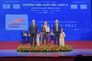 kim long phat lot top 10 thuong hieu xuat sac chau a nam 2022 lan thu viii
