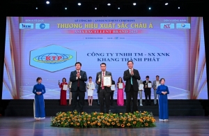 cong ty tnhh tm   sx xnk khang thanh phat vinh du nhan danh hieu  top 10 thuong hieu xuat sac chau a   asia excellent brand   2023