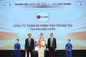 kume vinh du nhan giai thuong top 10 thuong hieu xuat sac chau a   thai binh duong 2024