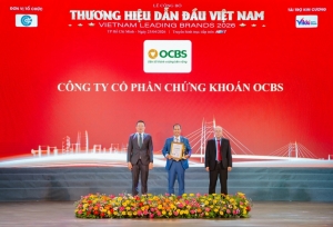 ocbs duoc vinh danh 3 hang muc tai le trao giai  thuong hieu dan dau viet nam 2026