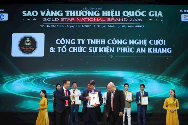 phuc an khang vinh du lot top 10 thuong hieu xuat sac quoc gia nganh tiec cuoi va su kien