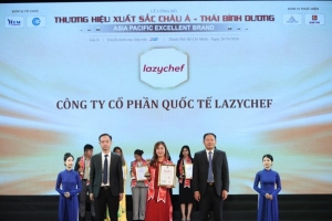 lazychef viet nam khang dinh chat luong hang dau voi danh vi top 10 san pham chat luong chau a   thai binh duong