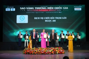 dich vu cuoi hoi ngoc an dat giai thuong sao vang thuong hieu quoc gia 2025   uy tin lam nen thuong hieu