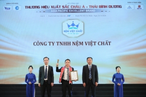 cong ty tnhh nem viet chat vinh du don nhan giai thuong  top 100 thuong hieu xuat sac chau a thai binh duong 2024