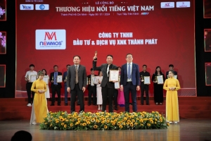 cong ty thanh phat   thuong hieu newmos   vinh du nhan giai thuong   thuong hieu noi tieng viet nam 2023