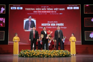 ong  nguyen van phuoc   giam doc   cong ty tnhh td group design vinh du nhan giai thuong  doanh nhan tam   tai 2023