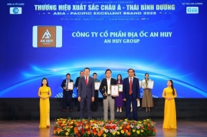 an huy group duoc vinh danh  top 10 doanh nghiep bat dong san minh bach phap ly tieu bieu