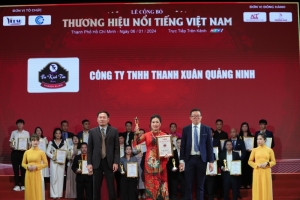 cong ty tnhh thanh xuan quang ninh nhan giai thuong top 10 thuong hieu noi tieng viet nam