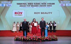 my pham roy beauty vinh du nhan giai thuong top 10 thuong hieu hang dau asean nam 2022