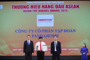 cong ty co phan tap doan pandahome   so huu thuong hieu emberton duoc vinh danh top 10 thuong hieu tieu bieu hang dau asean