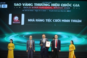 toa sang tai sao vang thuong hieu quoc gia 2025  minh thuan khang dinh vi the trong nganh cuoi hoi viet nam