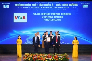 cong ty tnhh thuong mai va xuat nhap khau st oil  vkoil brand    vinh du vinh danh top 10 thuong hieu xuat sac chau a thai binh duong 2025
