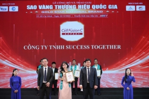 cong ty tnhh success together tu hao nhan giai thuong top 10 sao vang thuong hieu quoc gia 2024