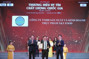 t t food  vinh du nhan giai thuong  top 10 thuong hieu uy tin chat luong quoc gia 2023