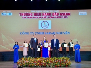 cong ty tnhh sarah nguyen vinh du don nhan huy chuong vang voi san pham v  jointsol tai thuong hieu hang dau asean 2025