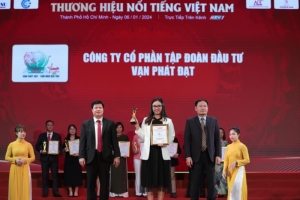 cong ty cp tap doan dau tu van phat dat voi phuong phap tri benh cho tom bang ca gai leo vinh du nhan danh hieu  top 10 thuong hieu noi tieng viet nam