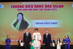 ba trinh dieu thuy   giam doc dao tao golden life academy vinh du nhan giai thuong  nha giao duc va dao tao xuat sac asean 2025