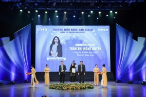 tien si tran thi hong duyen  vinh du dat danh hieu nha lanh dao hang dau asean 2023